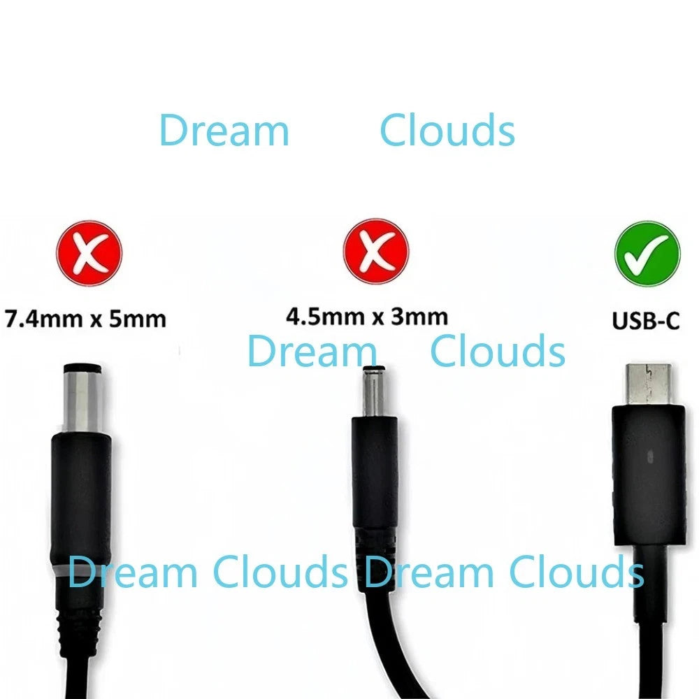 Dell HA130PM170 130W USB-C Laptop Charger Adapter