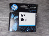 HP 63 Genuine Black Ink Cartridge
